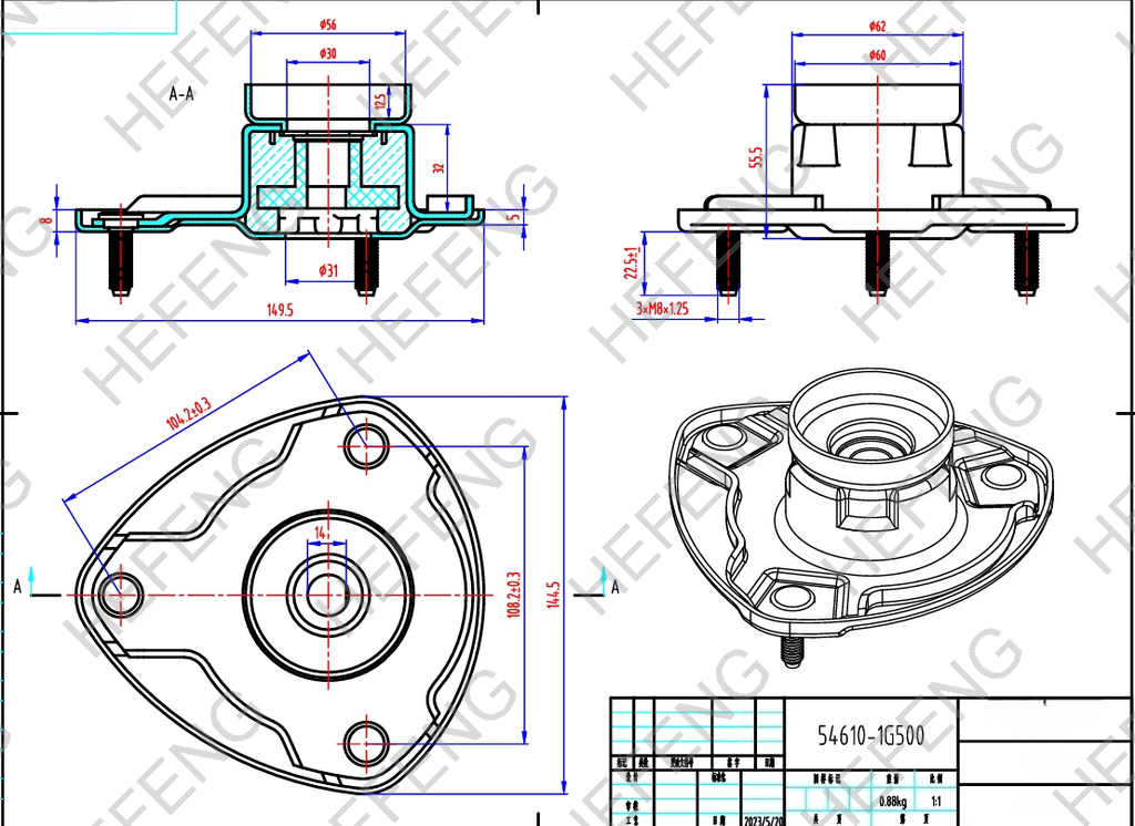 54610-1G550 54610-1G500 ACCENT