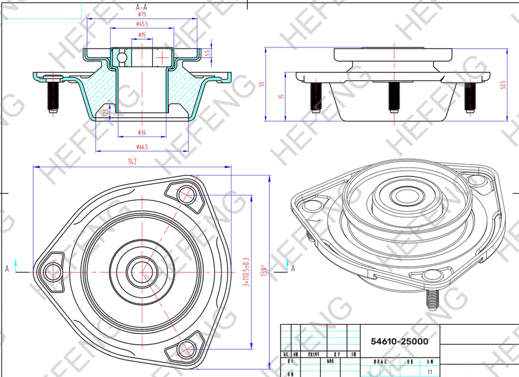 54610-25000 54610-22000 54611-25100 54611-22000 ACCENT
